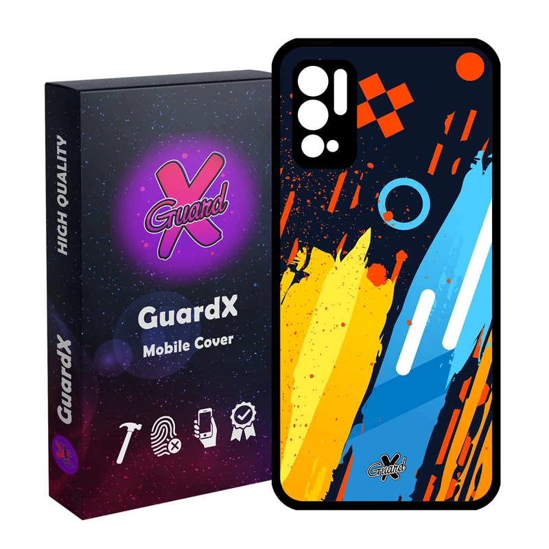 کاور گارد ایکس طرح Colors مدل Glass10171 مناسب برای گوشی موبایل شیائومی Redmi Note 10 5G / Poco M3 Pro