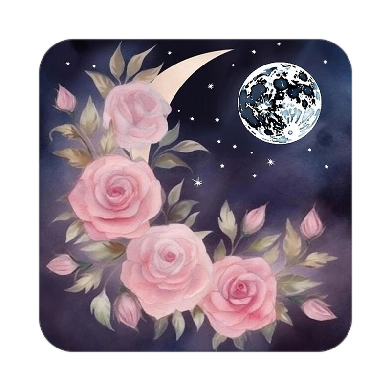 زیر لیوانی کاکتی طرح ماه و ستاره مدل mp53471