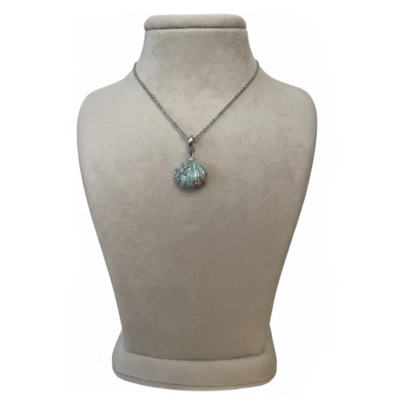 گردنبند زنانه مدل لاکت طرح مرواریدی