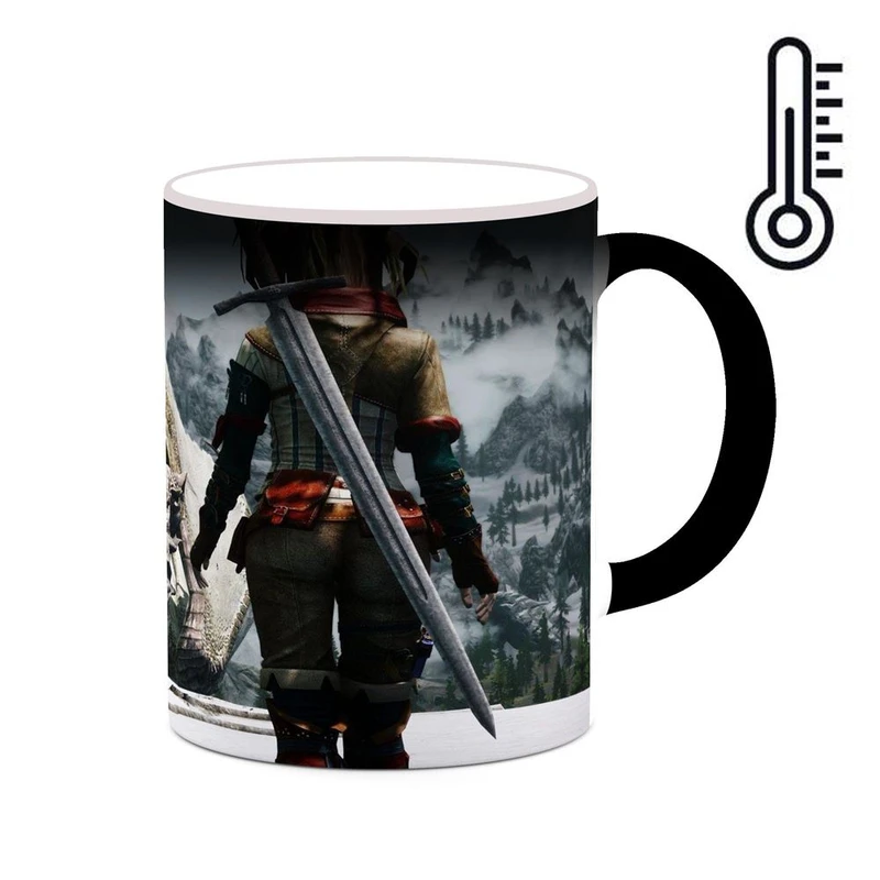 ماگ حرارتی کاکتی مدل بازی The Elder Scrolls Vː Skyrim کد mgh30808