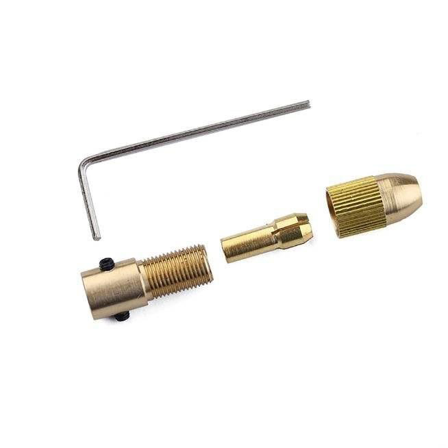 ‏مجموعه 10 عددی مته و سه نظام شفت 3 کد vb8 به همراه کولت مینیاتوری