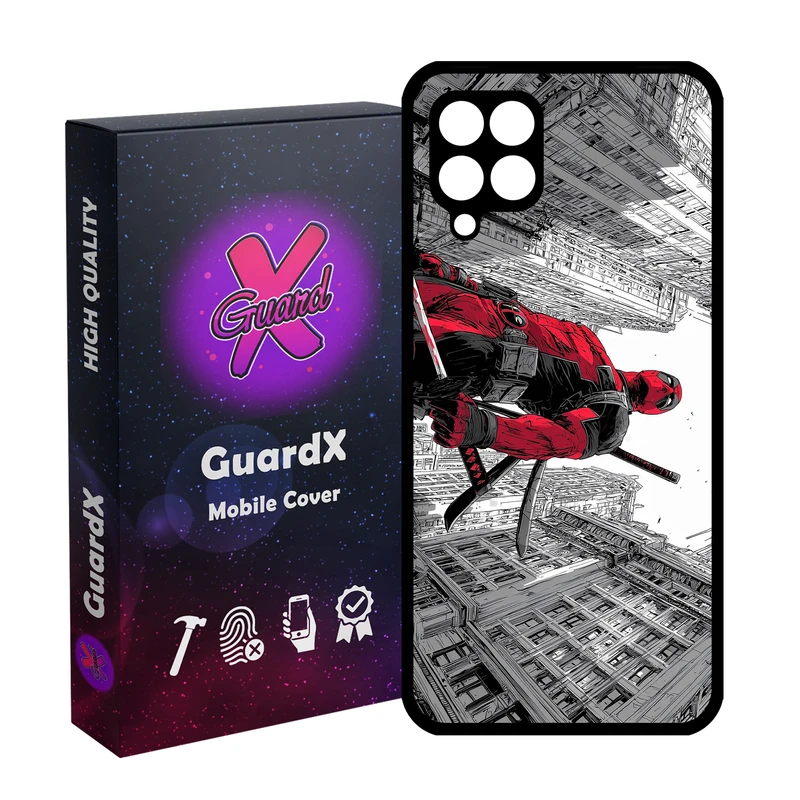 کاور گارد ایکس طرح Deadpool مدل 11081 مناسب برای گوشی موبایل سامسونگ Galaxy A12/M12/F12