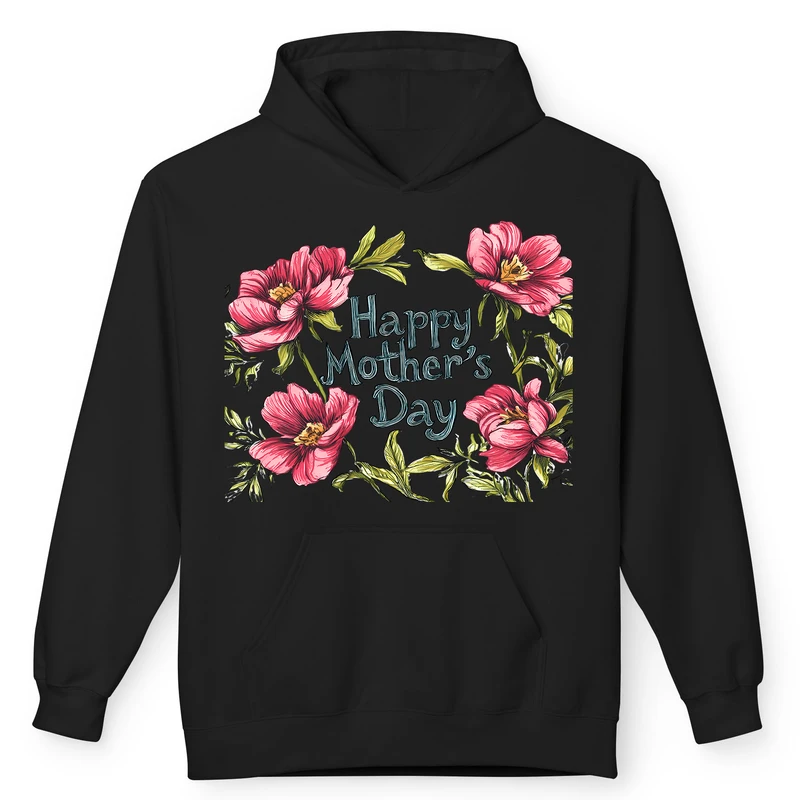 هودی زنانه پاد آفرین مدل جملات انگلیسی طرح روز مادر کد 09