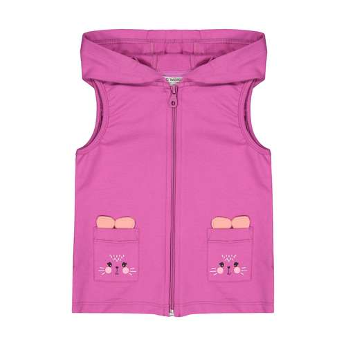 جلیقه دخترانه ال سی وایکیکی مدل W170640Z4-H8T-PURPLE