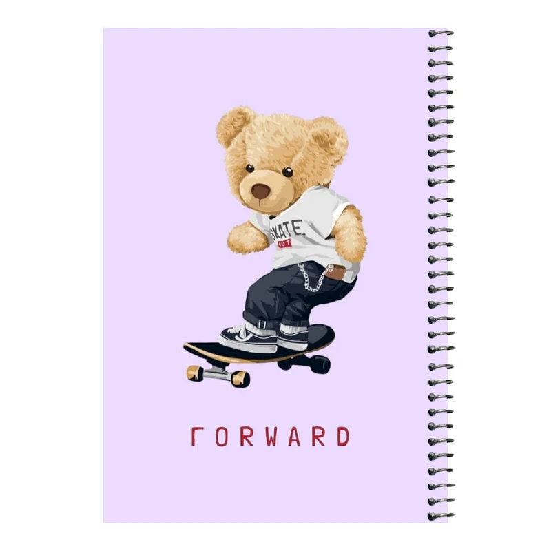 دفتر مشق 80 برگ اس جی مدل تدی اسکیت    