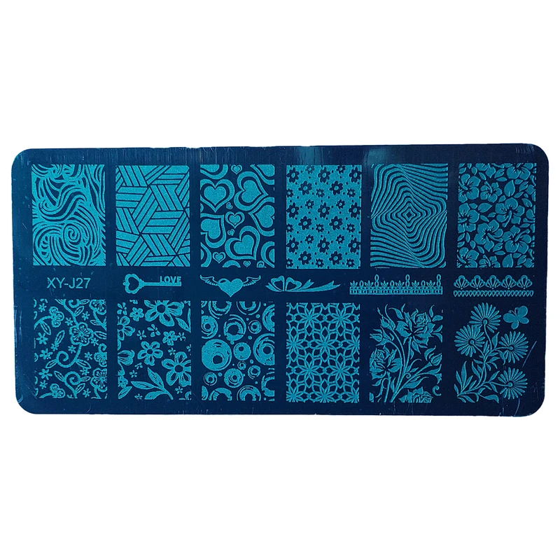 عکس شماره 2 : شابلون طراحی ناخن مدل xy-j27