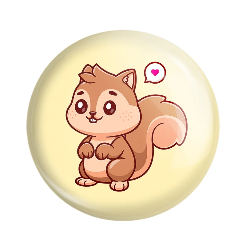 مگنت خندالو مدل  حیوانات بامزه سنجاب کد 25434