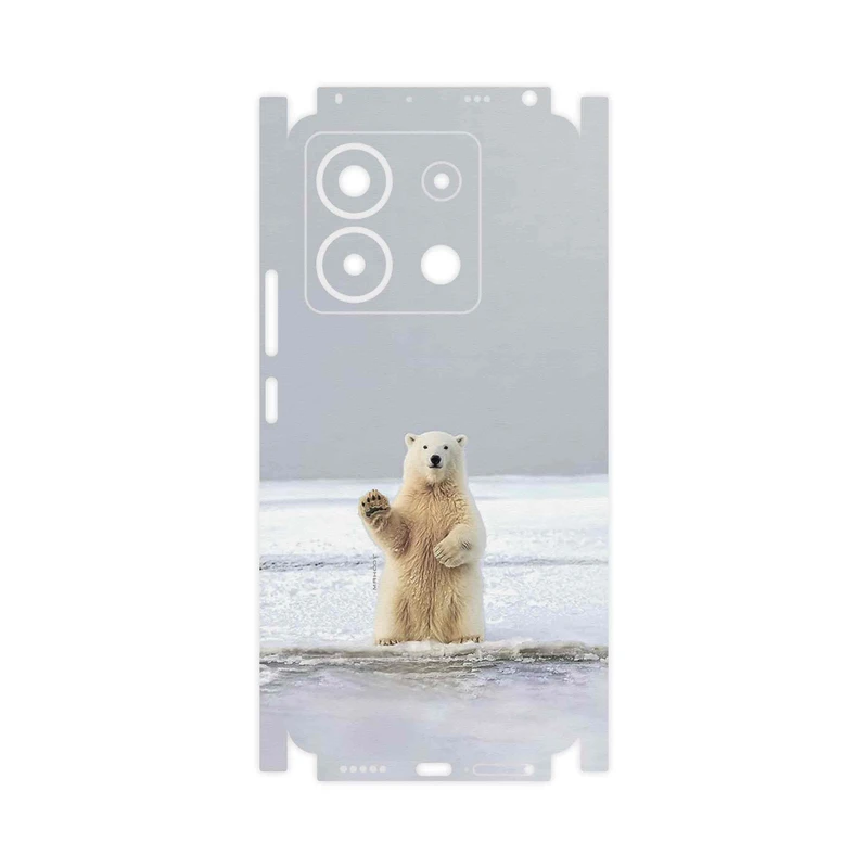 برچسب پوششی ماهوت مدل Polar_bear-FullSkin مناسب برای گوشی موبایل شیائومی Redmi Note 13 Pro 5G
