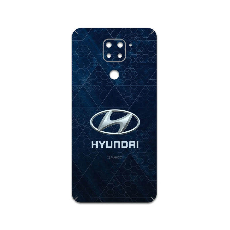 برچسب پوششی ماهوت مدل Hyundai مناسب برای گوشی موبایل شیائومی Redmi Note 9