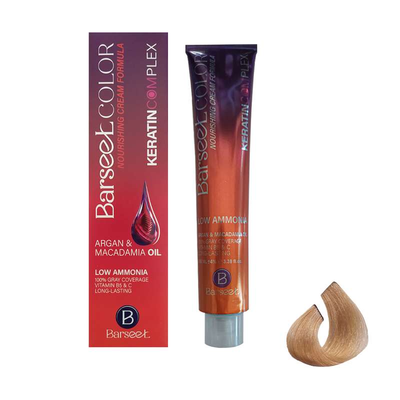 رنگ مو بارسل شماره 12.3 حجم 100 میلی لیتر رنگ بلوند پلاتینه طلایی روشن