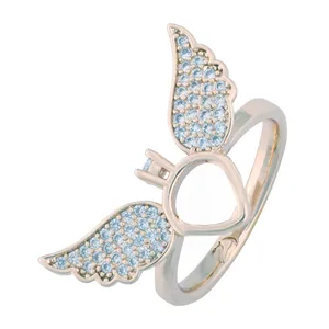 انگشتر زنانه مدل بال کد R3450