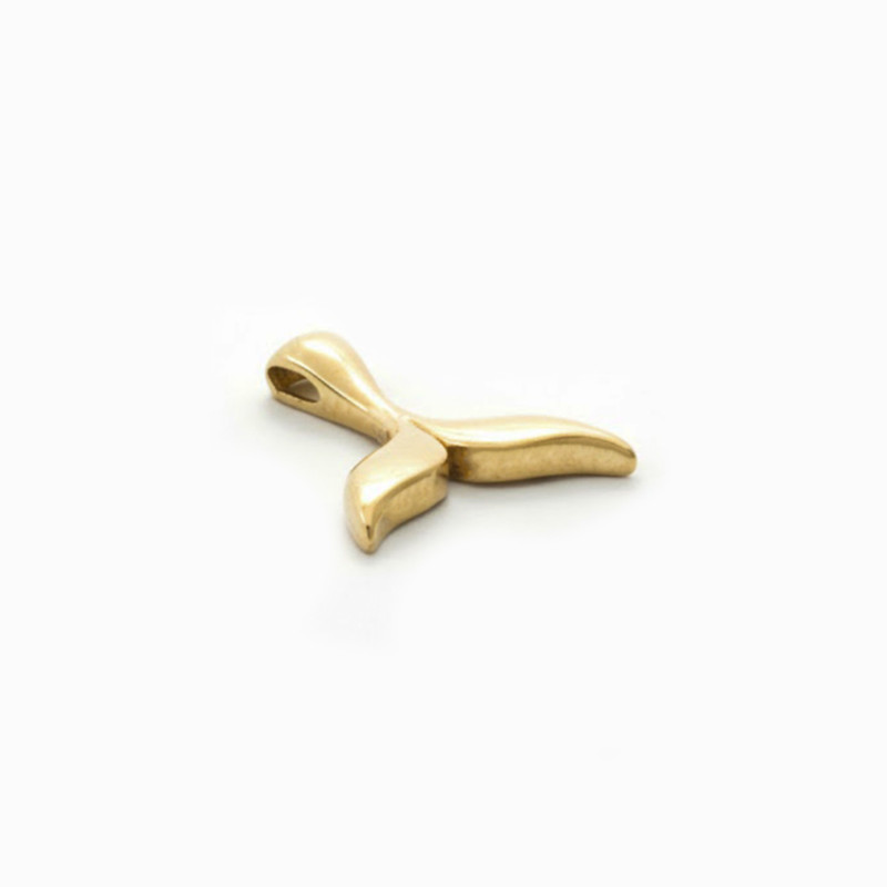 آویز گردنبند طلا 18 عیار زنانه مایا ماهک طرح دم وال کد MM2263 
