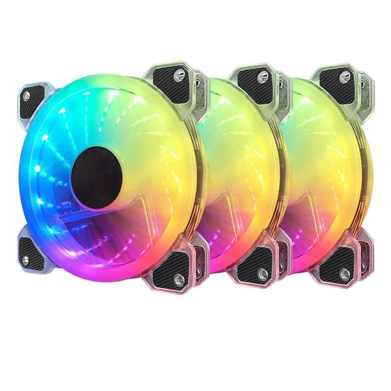 فن کیس کولمن مدل RGB بسته 3 عددی فن کیس کولمن مدل RGB بسته 3 عددی