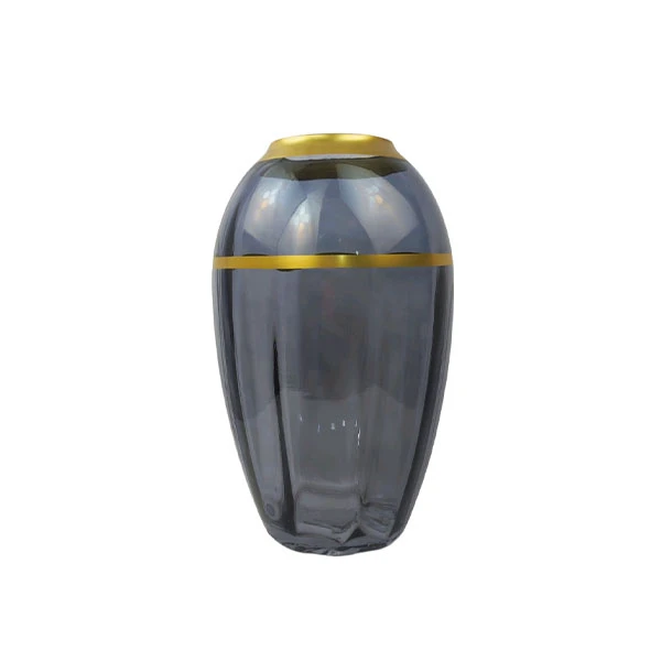 گلدان دکوری مدل شیشه ای سرو هاله کد dg3