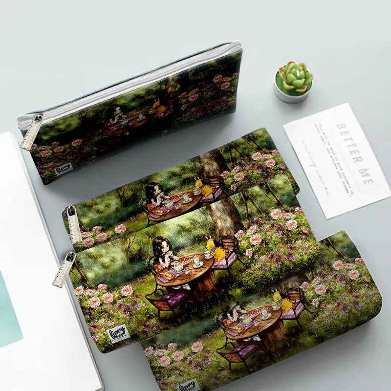 جامدادی مستر راد مدل دختر فانتزی طرح رزا کد fiory 2044