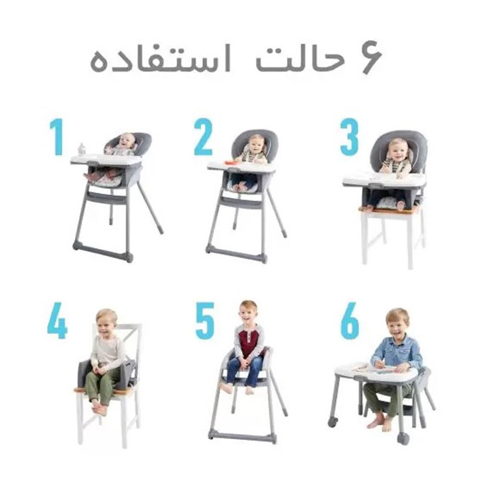صندلی غذاخوری کودک گراکو مدل table 2 table