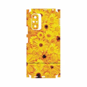 MAHOOT Yellow-Flower-FullSkin Cover Sticker for Xiaomi Redmi Note 10 Pro