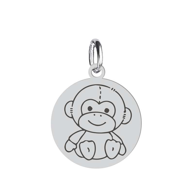 آویز گردنبند هایکا طرح میمون مدل ha295