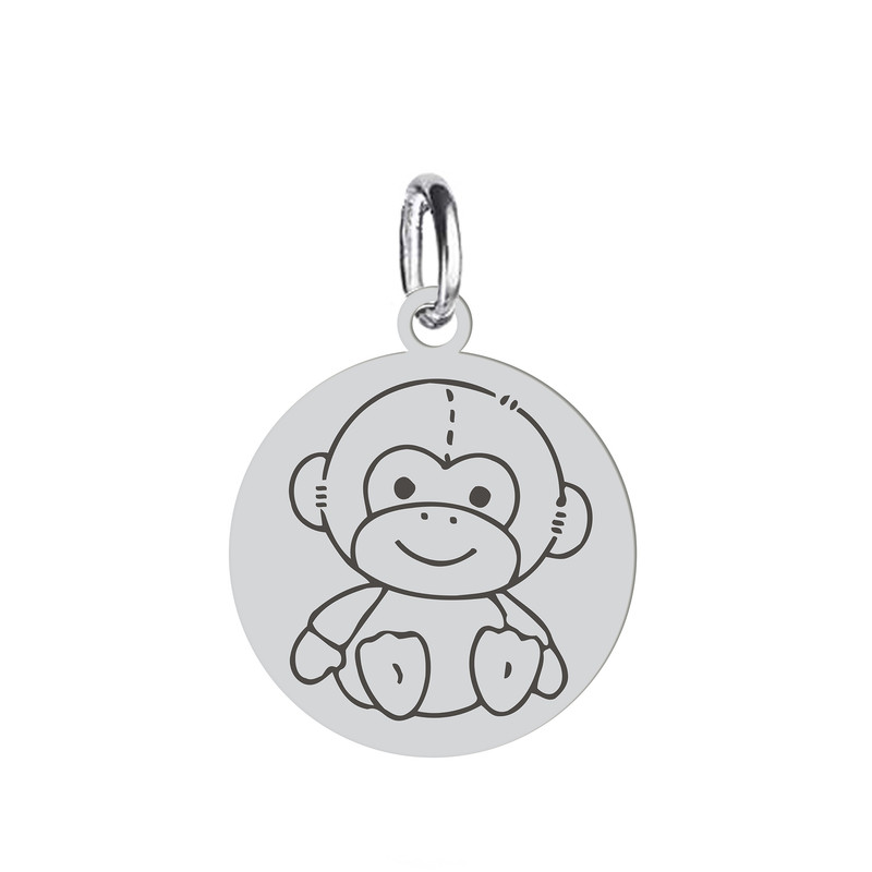 آویز گردنبند هایکا طرح میمون مدل ha295