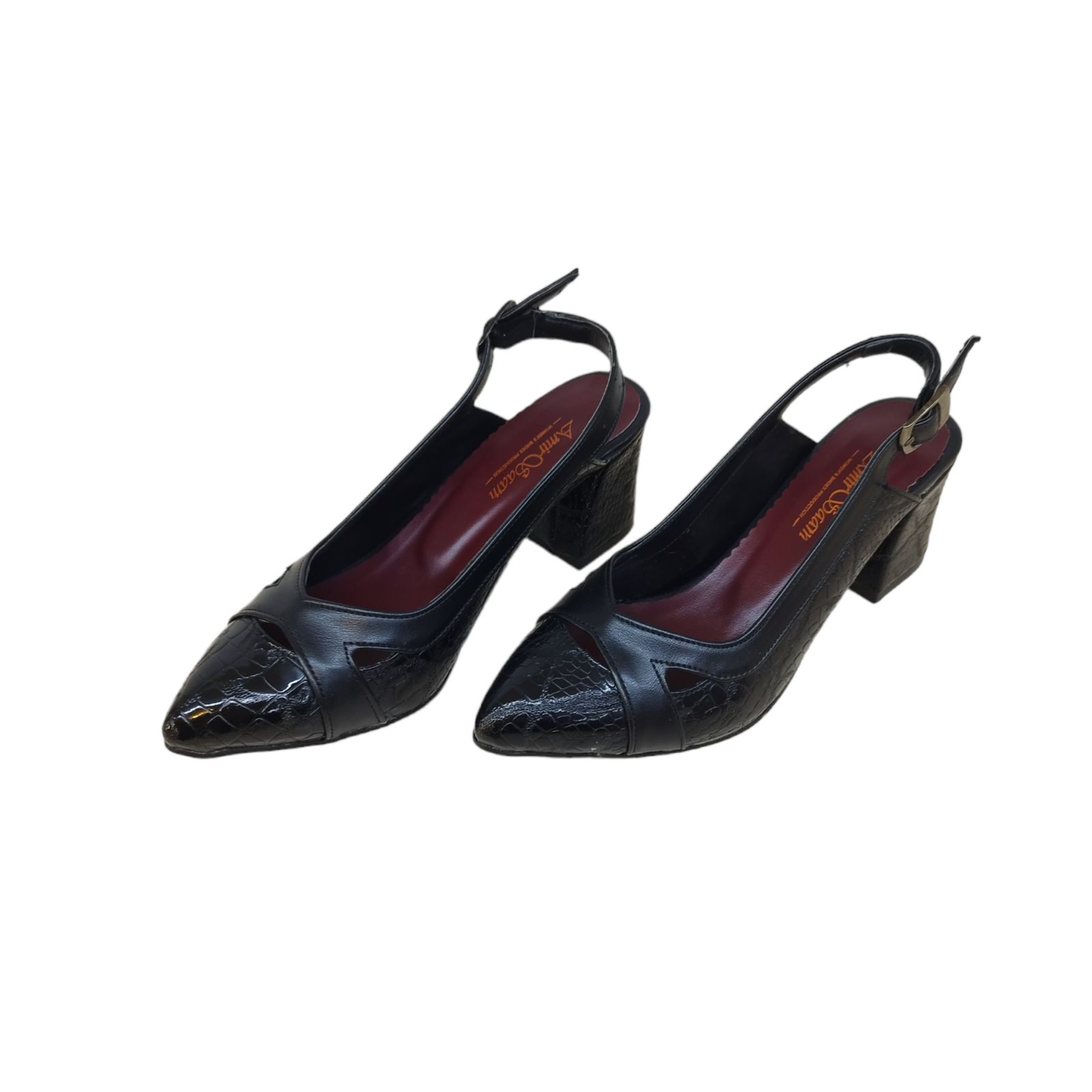 کفش زنانه مدل ZPO 12 CH بیاله رنگ مشکی -  - 2