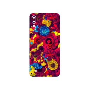MAHOOT Vector Flower Garden Digital Art Cover Sticker for Samsung Galaxy M10