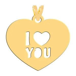 آویز گردنبند طلا 18 عیار زنانه فرشته مدل WNL-000392 LOVE