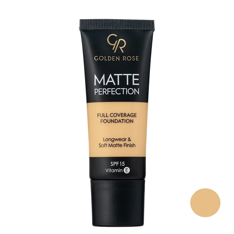 کرم پودر گلدن رز مدل Matte Perfection شماره W3 حجم 35 میلی لیتر
