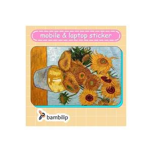 استیکر بامبیلیپ مدل کارت عابر طرح گلهای آفتابگردان ونگوگ کد 6750790