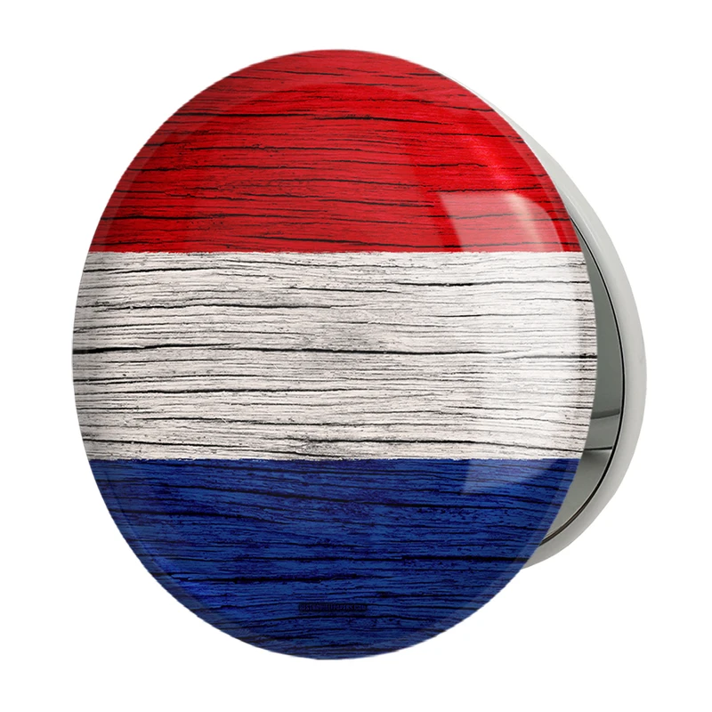 آینه جیبی خندالو طرح پرچم هلند مدل تاشو کد 20471 