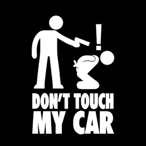 برچسب خودرو آراکس یدک مدل AY-3032 طرح Dont touch my car