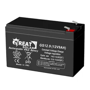 باتری یو پی اس 12 ولت 9 آمپر گریت سولار مدل KSRE-12V-9A