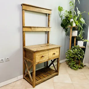 کنسول روستیک دکور مدل کافی بار