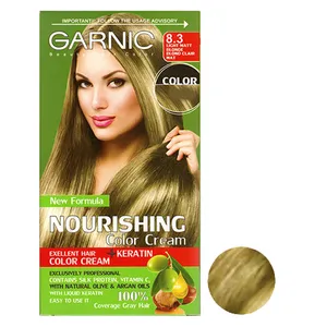  کیت رنگ مو گارنیک شماره 8.3 حجم 80 میلی لیتر رنگ بلوند زیتونی روشن