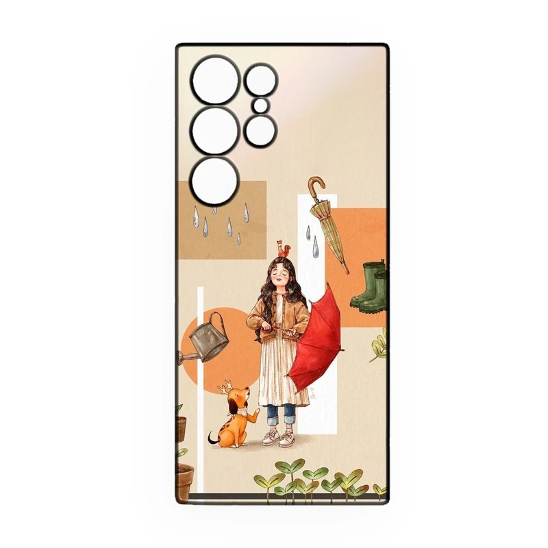 کاور طرح دخترانه کد 277 مناسب برای گوشی موبایل سامسونگ Galaxy S24 Ultra  