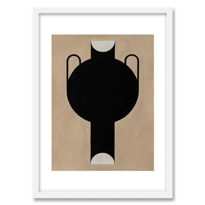 تابلو فورنیمو مدل گلدان ابسترکت مینیمال و اسکاندیناوی کد 104W