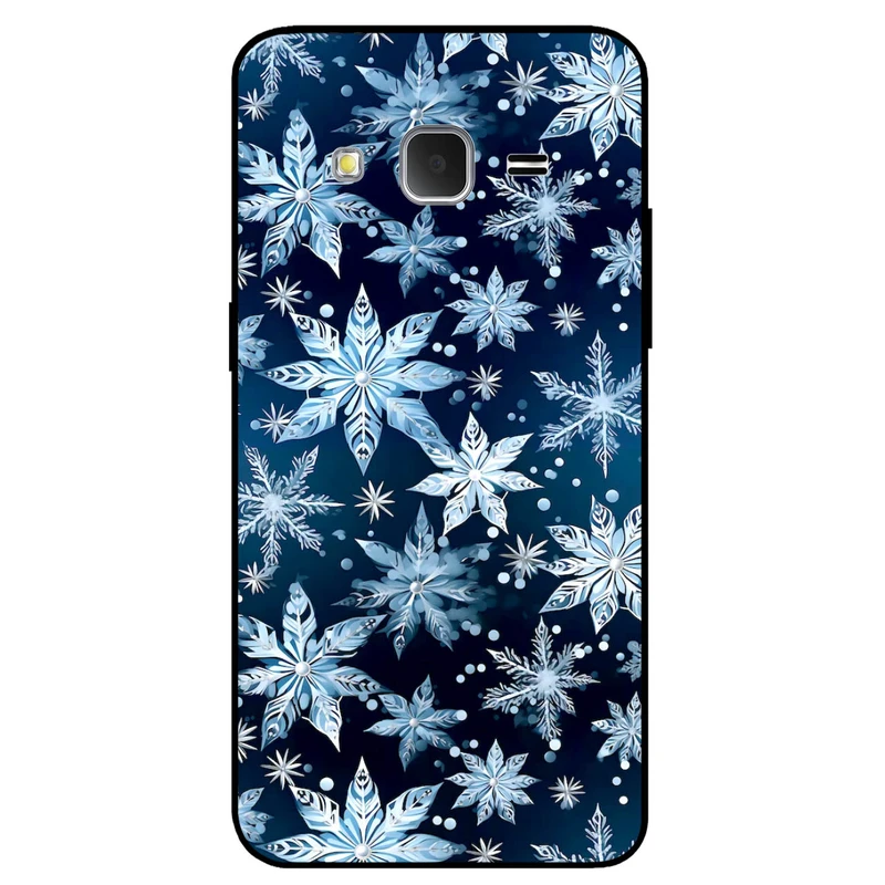 کاور مگافون طرح برف مدل 2824 مناسب برای گوشی موبایل سامسونگ Galaxy J2 2016 / J210 / J2 Pro   