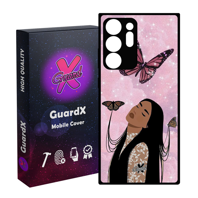 کاور گارد ایکس طرح Girl مدل Glass10297 مناسب برای گوشی موبایل سامسونگ Galaxy Note 20 Ultra