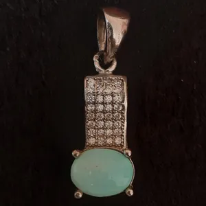 آویز گردنبند نقره زنانه مدل F_6754