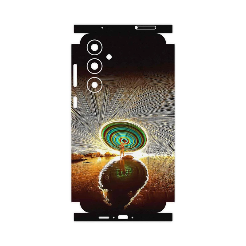 برچسب پوششی ماهوت مدل Night Light Fountain-FullSkin مناسب برای گوشی موبایل سامسونگ Galaxy A55