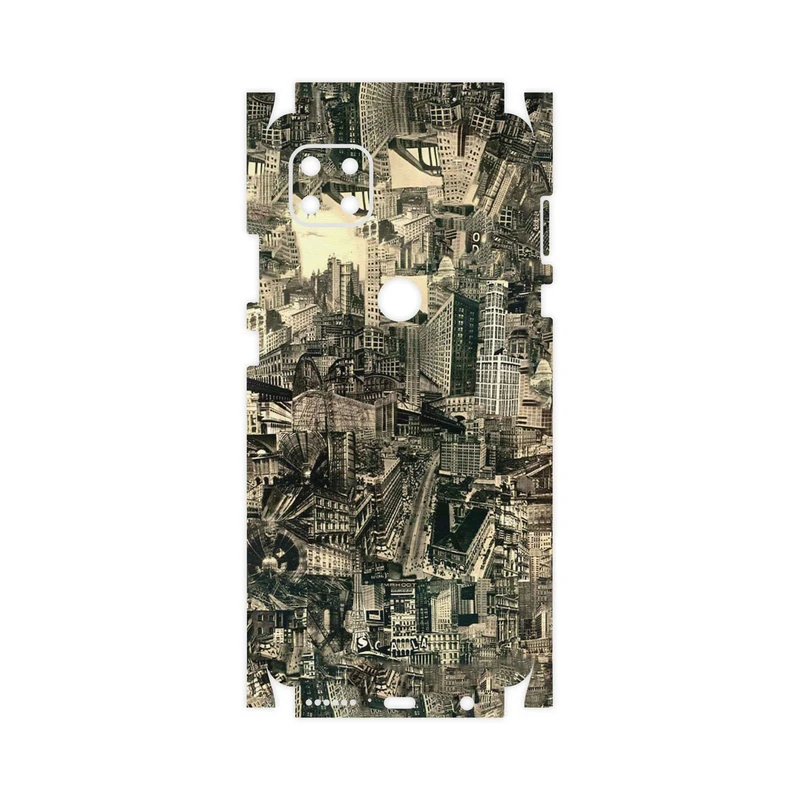 برچسب پوششی ماهوت مدل Collage of Skyscraper-FullSkin مناسب برای گوشی موبایل موتورولا MOTO G 5G