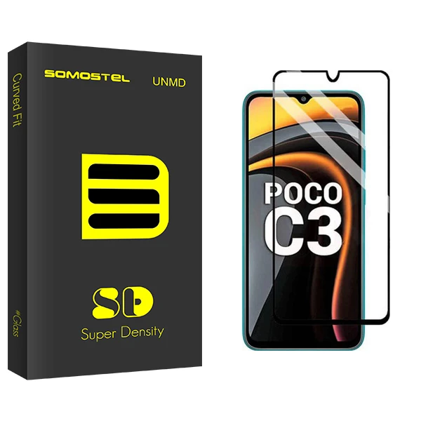 محافظ صفحه نمایش شیشه ای سوماستل مدل SD Glass مناسب برای گوشی موبایل شیائومی Poco C3