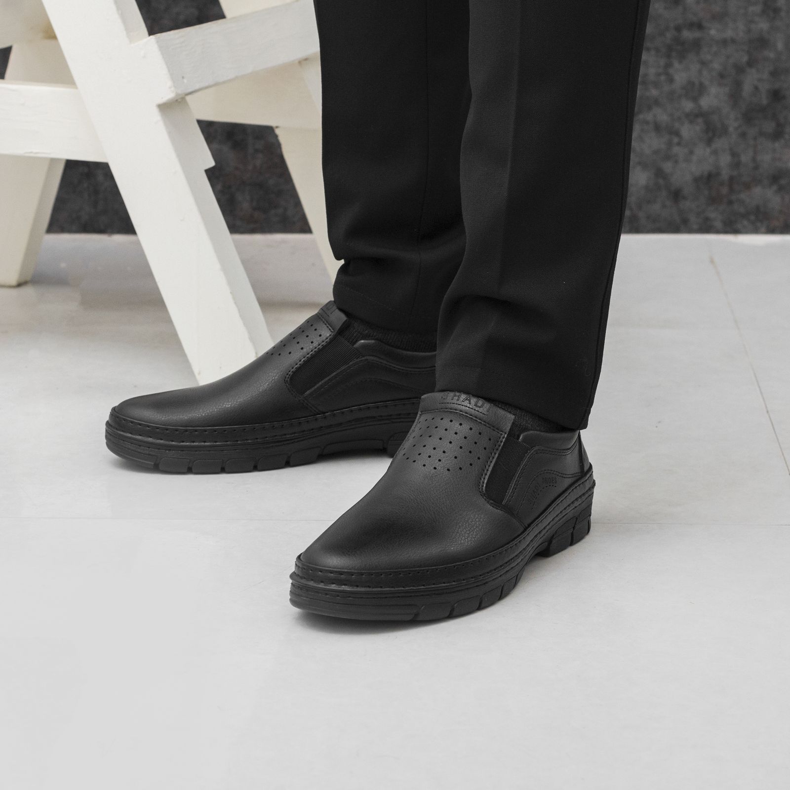 کفش مردانه مدل سهند کد arya رنگ مشکی -  - 5