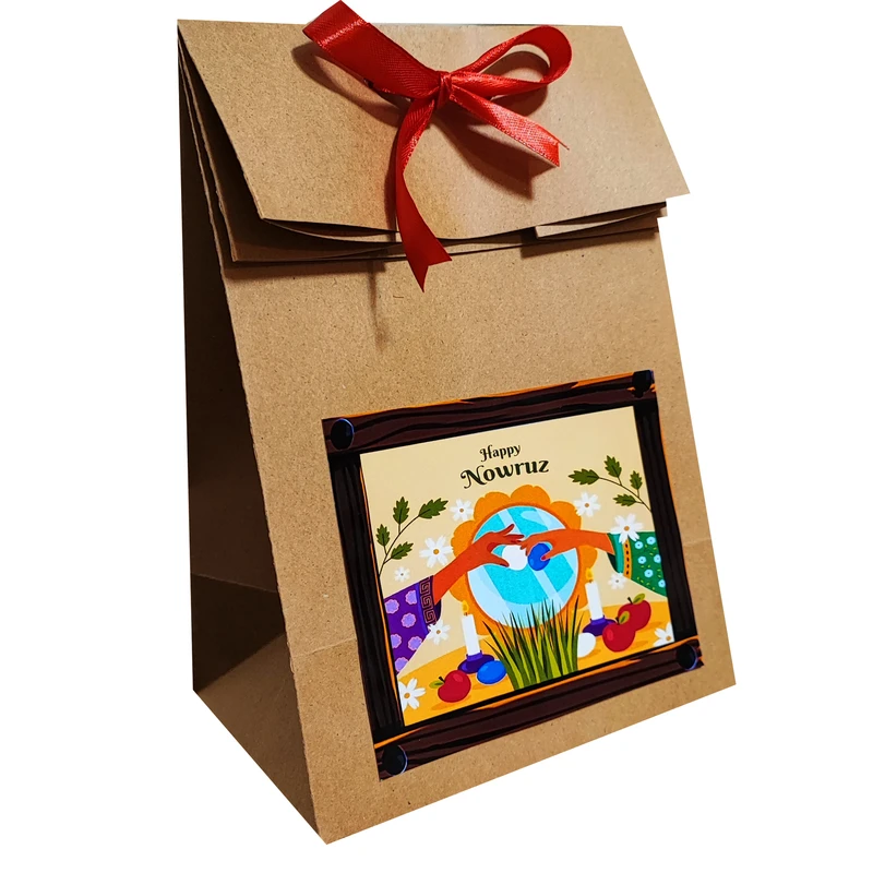 ساک هدیه مدل سال نو مجموعه 10 عددی