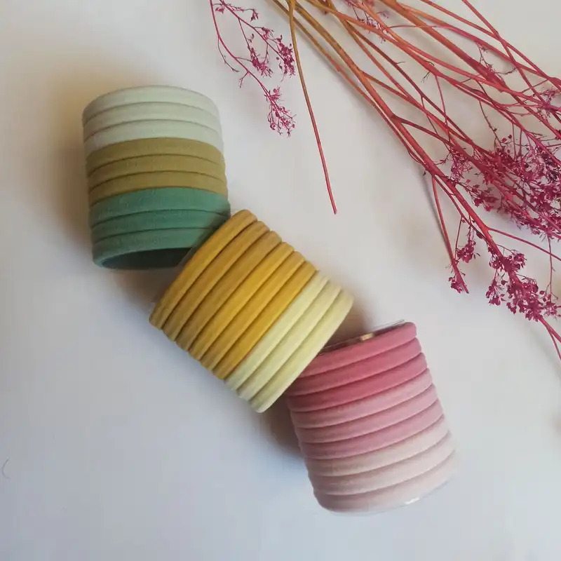 کش مو زنانه مدل حوله ای بسته 9 عددی