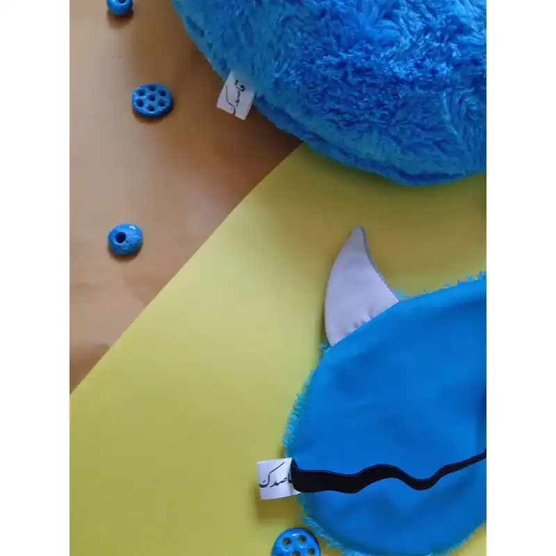 چشم بند قاصدک مدل دیو کد 01 به همراه بالش دورگردنی