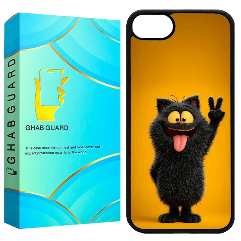 کاور قاب گارد طرح گربه مدل G16E مناسب برای گوشی موبایل اپل iPhone 16e