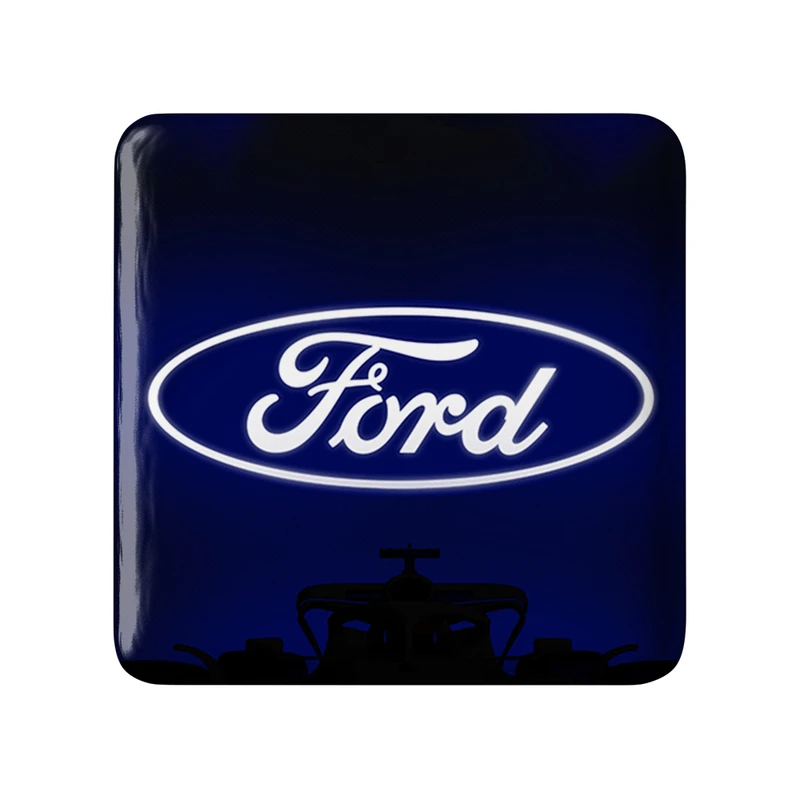 مگنت خندالو طرح فورد Ford مدل مربعی کد 30721