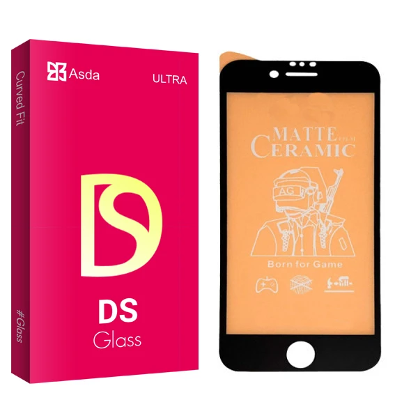 محافظ صفحه نمایش مات آسدا مدل DS glass مناسب برای گوشی موبایل اپل Iphone 6/ 7/ 8