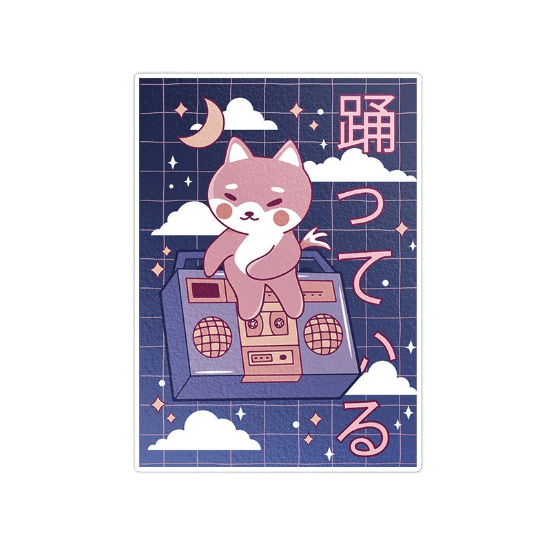   استیکر لپ تاپ ویندی دیزاین طرح گربه مدل vindi1214