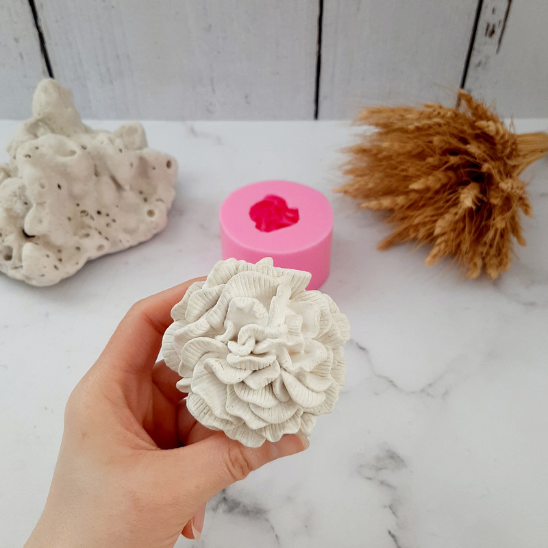 قالب شمع مدل گل میخک